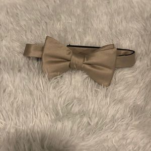 Beige Bow Tie